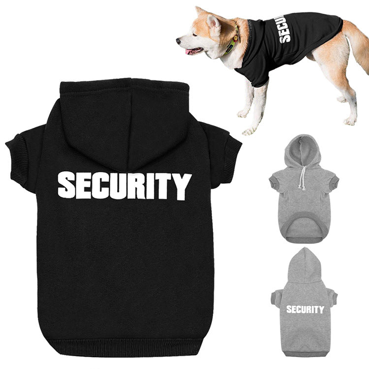 Security Hooded Sweater for Small Dogs & Cats
