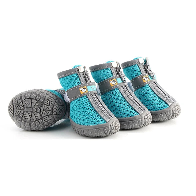 Breathable non-slip shoes for small and medium dogs