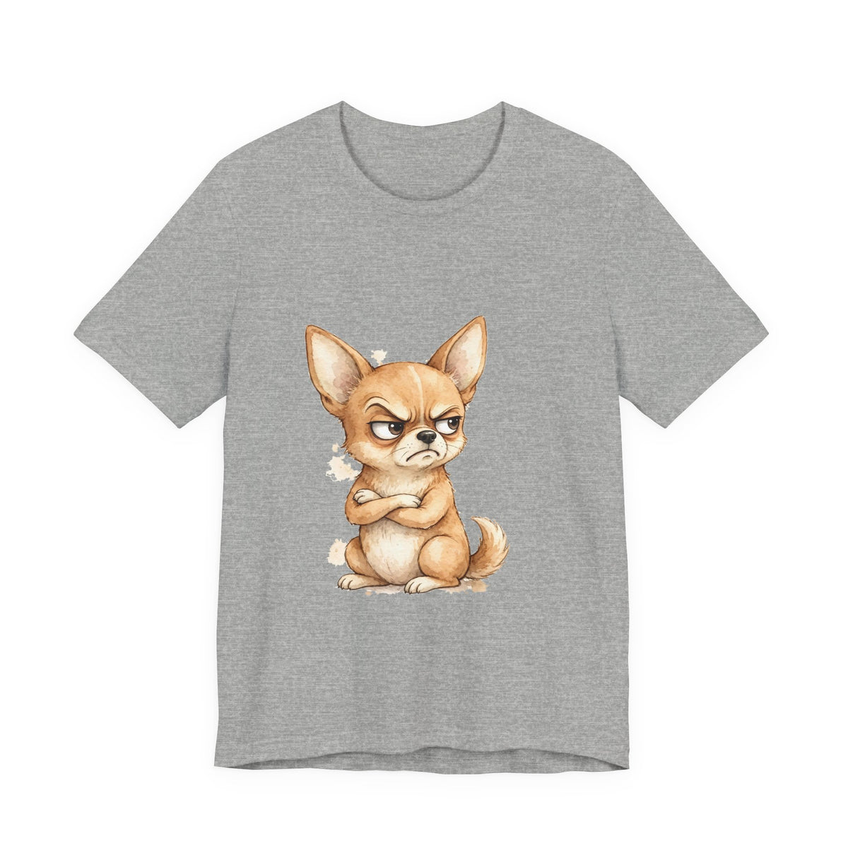 "Not a Dog, I'm a Baby" Funny Chihuahua T-Shirt — Grumpy Chihuahua Mom Gift — Spoiled Pet Luxe