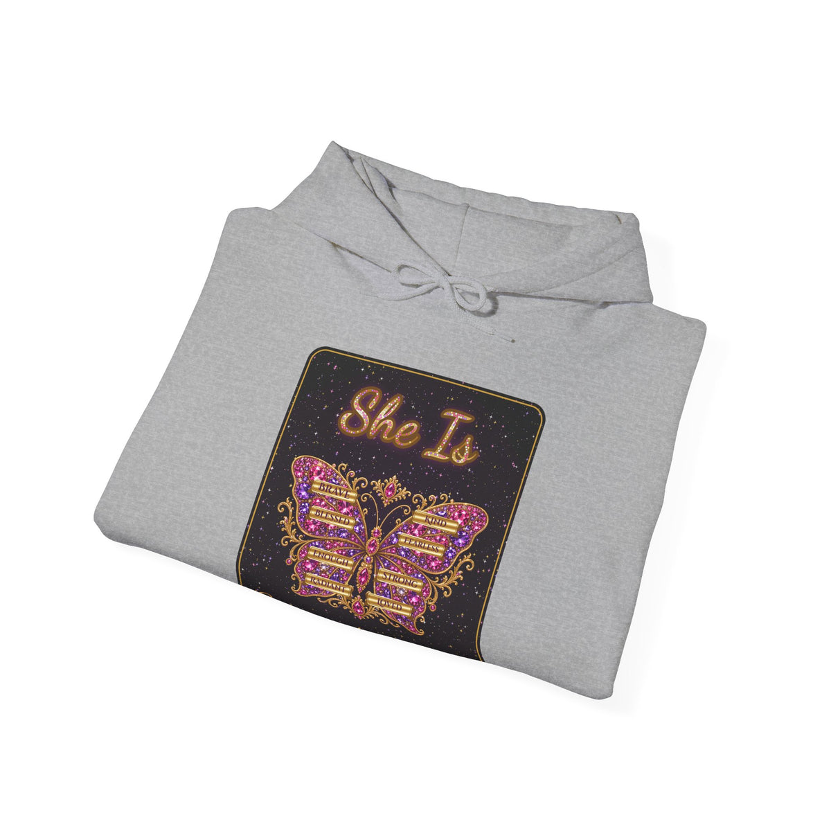She Is Pullover Hoodie | Spoiled Pet Luxe