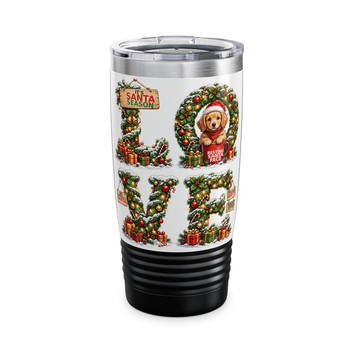 Christmas LOVE Puppy Tumbler
