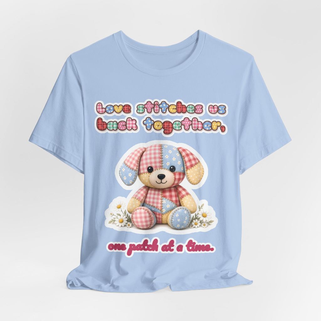 Love Stitches Us Back Together Tee | Spoiled Pet Luxe