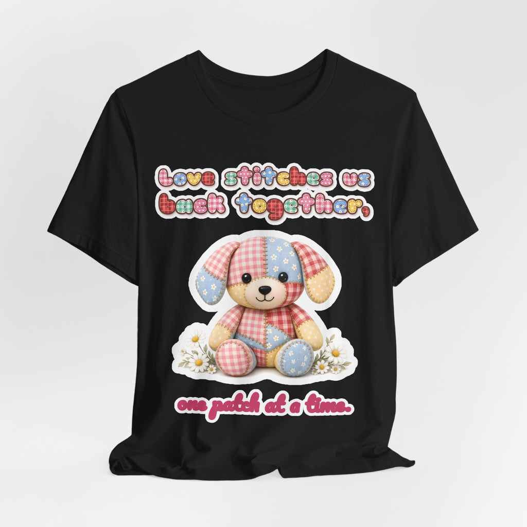 Love Stitches Us Back Together Tee | Spoiled Pet Luxe