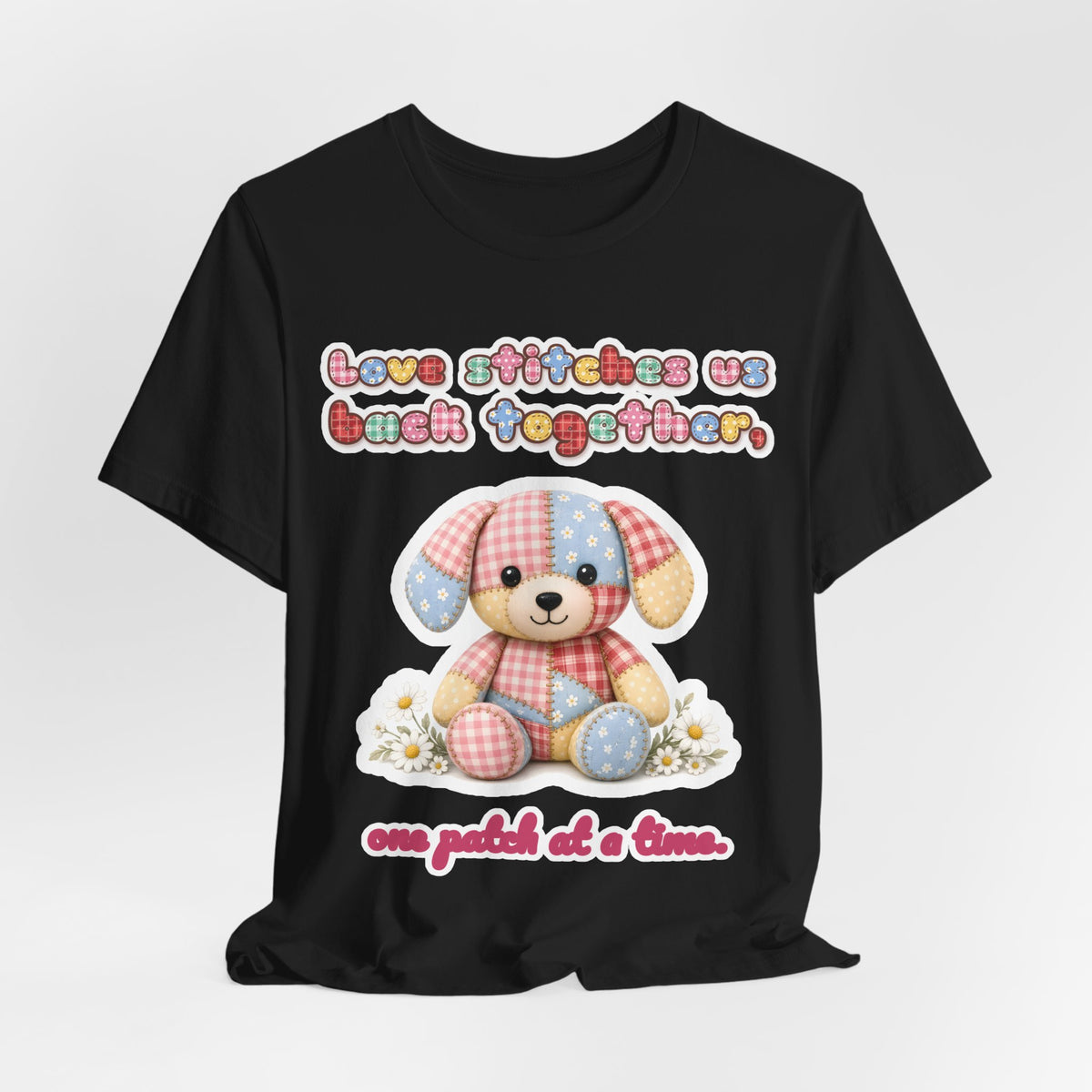 Love Stitches Us Back Together Tee | Spoiled Pet Luxe
