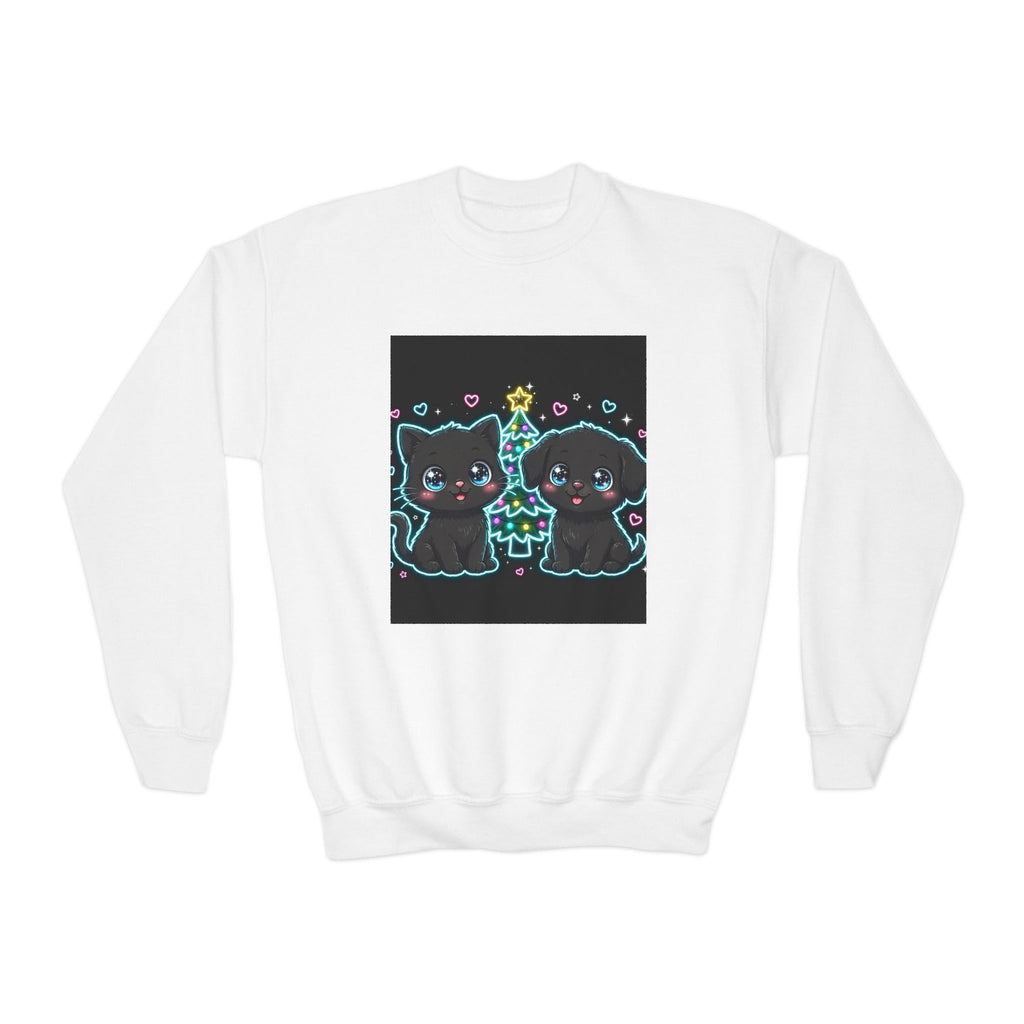 Youth Christmas Tree Pets Sweatshirt