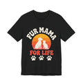 Fur Mama for Life Retro Sunset Tee | Spoiled Pet Luxe