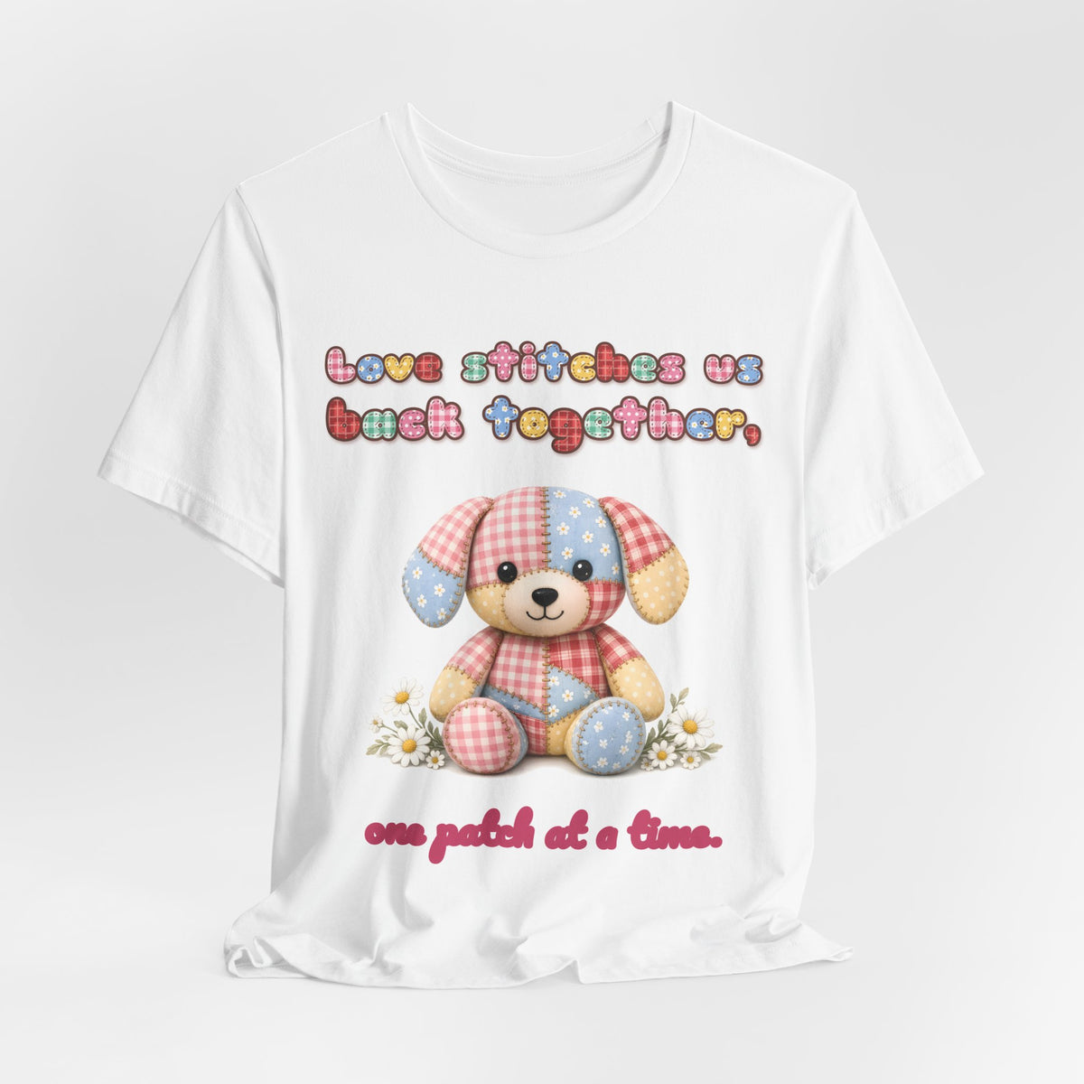 Love Stitches Us Back Together Tee | Spoiled Pet Luxe