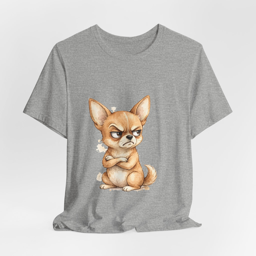 "Not a Dog, I'm a Baby" Funny Chihuahua T-Shirt — Grumpy Chihuahua Mom Gift — Spoiled Pet Luxe