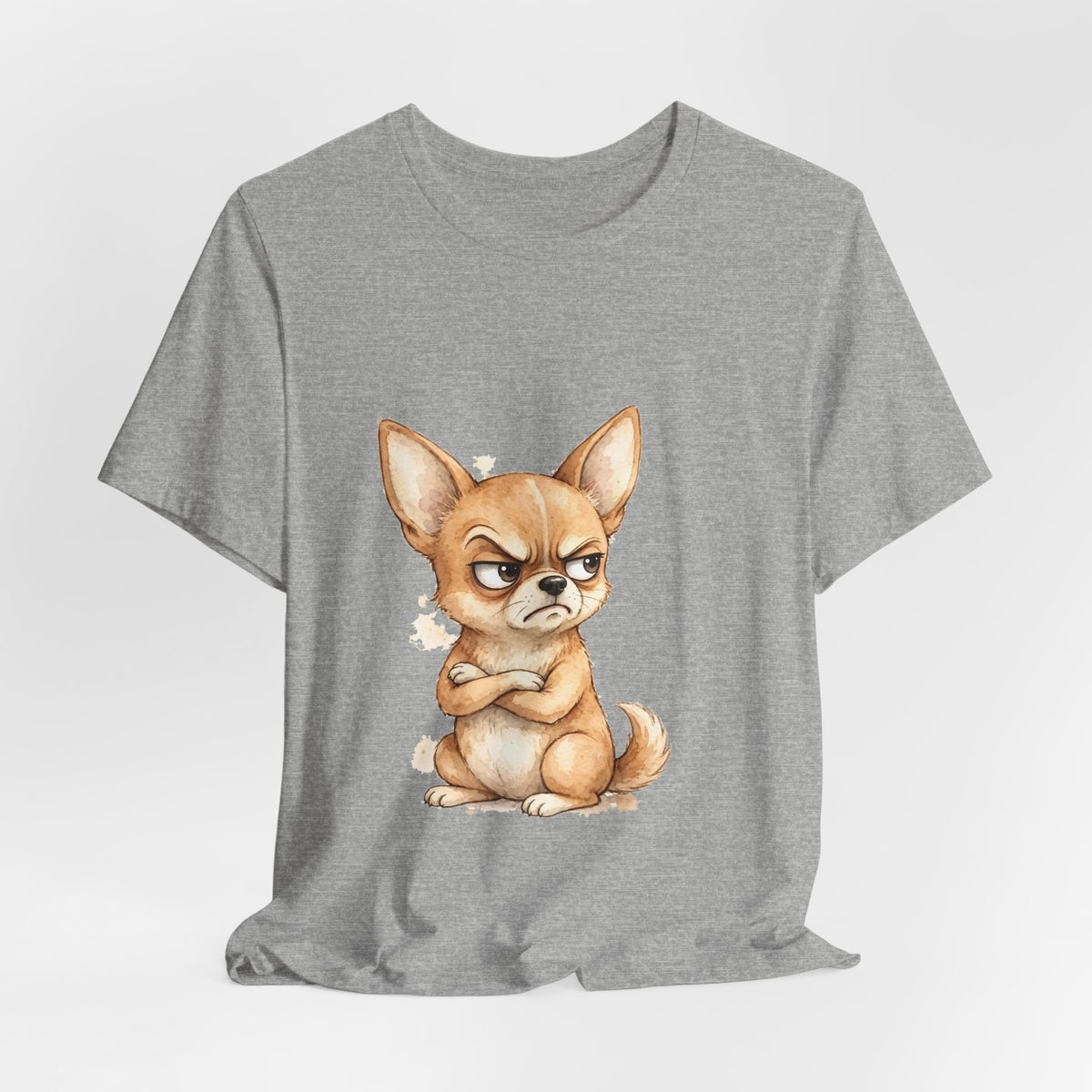 "Not a Dog, I'm a Baby" Funny Chihuahua T-Shirt — Grumpy Chihuahua Mom Gift — Spoiled Pet Luxe
