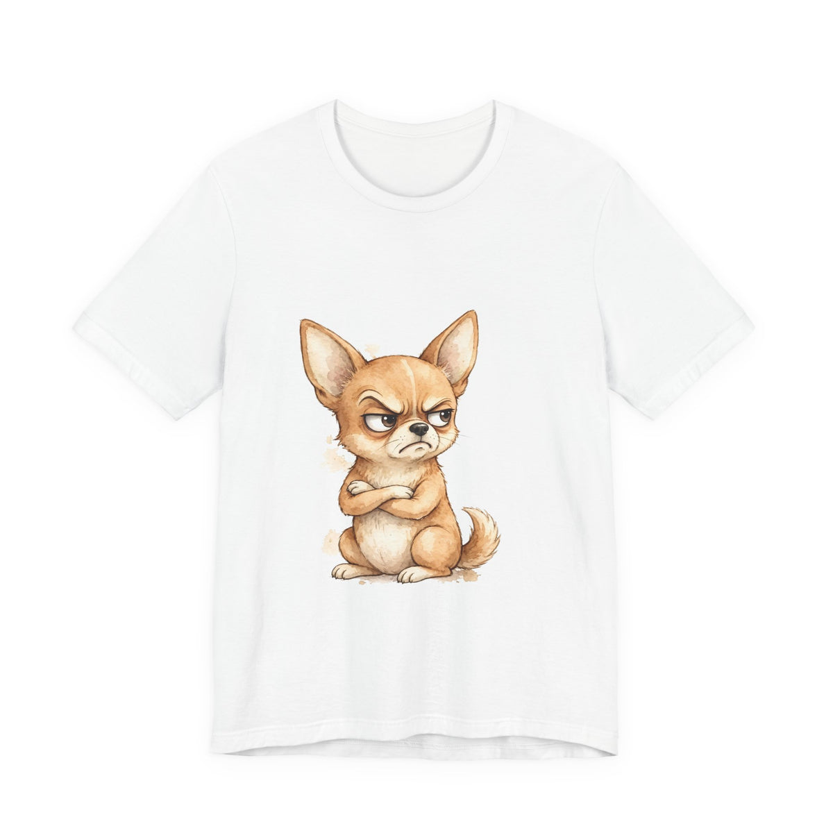 "Not a Dog, I'm a Baby" Funny Chihuahua T-Shirt — Grumpy Chihuahua Mom Gift — Spoiled Pet Luxe