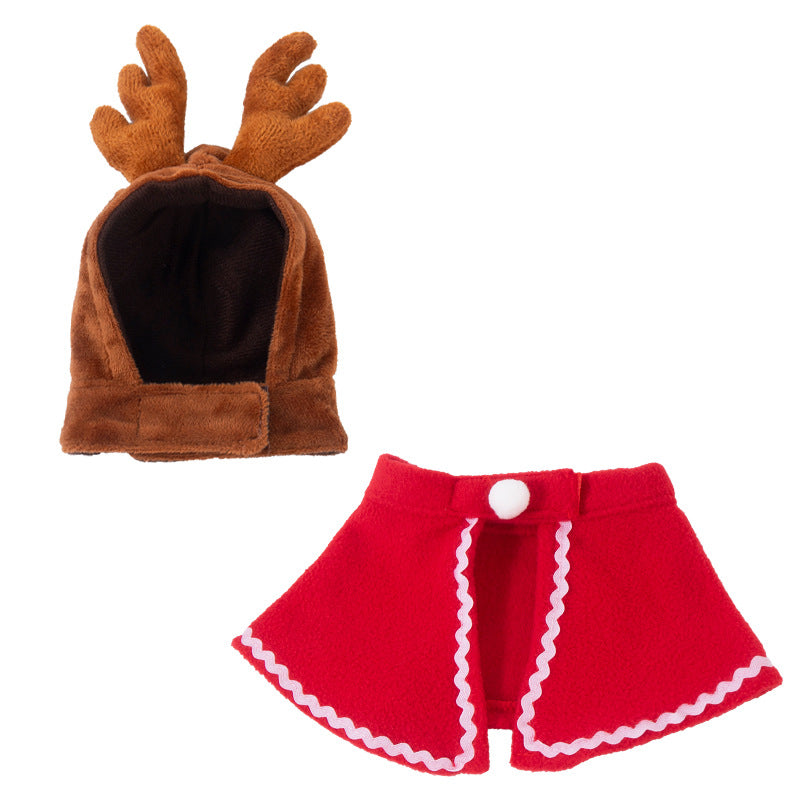 Christmas Cloak with Scarf and Hat