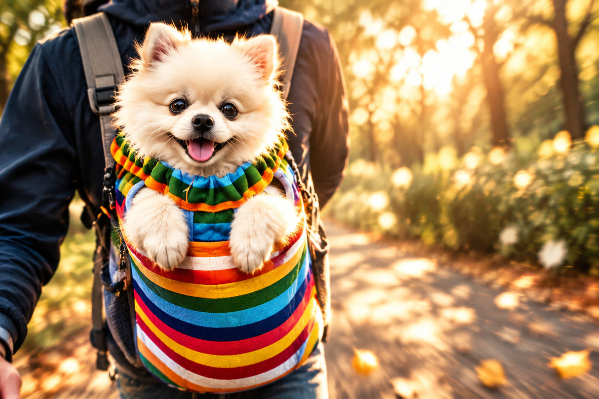 Portable Backpack for Small Dogs – Travel in Style by eprolo