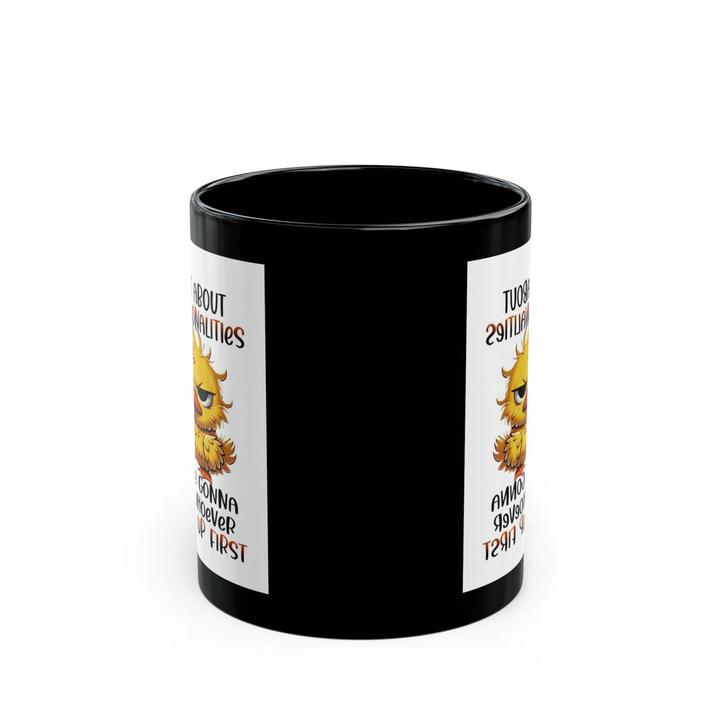 11 oz 5 Personalities Black Coffee Mug