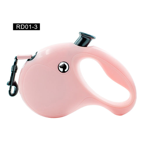 Auto-retractable dog leash for everyday walks
