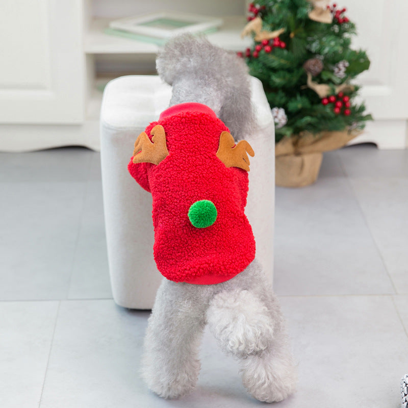 Christmas Tree Sweater for Small Dogs