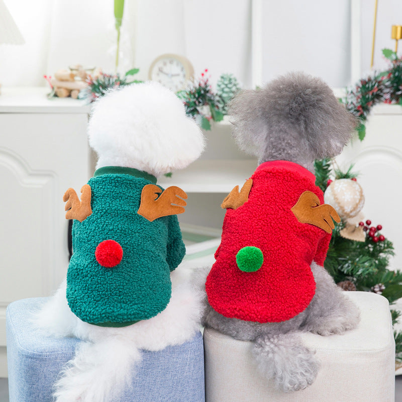 Christmas Tree Sweater for Small Dogs