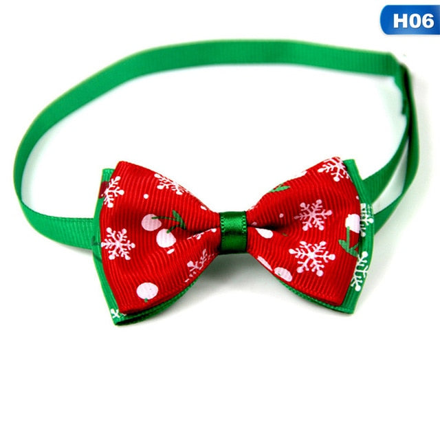 Christmas Bow Tie Collar for Cats & Dogs