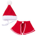 Christmas Cloak with Scarf and Hat
