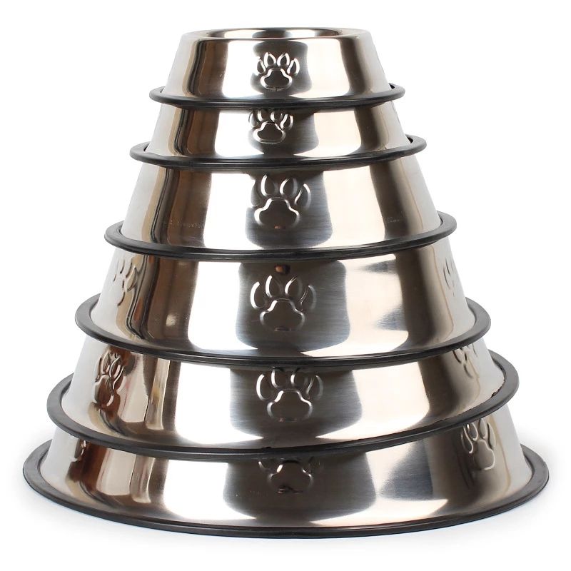 Non-Slip Stainless Steel Pet Bowl by eprolo