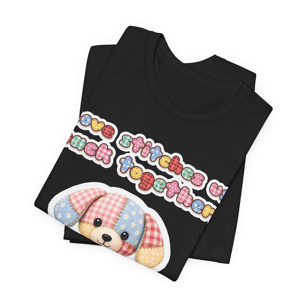Love Stitches Us Back Together Tee | Spoiled Pet Luxe