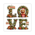 Christmas LOVE Puppy Sticker
