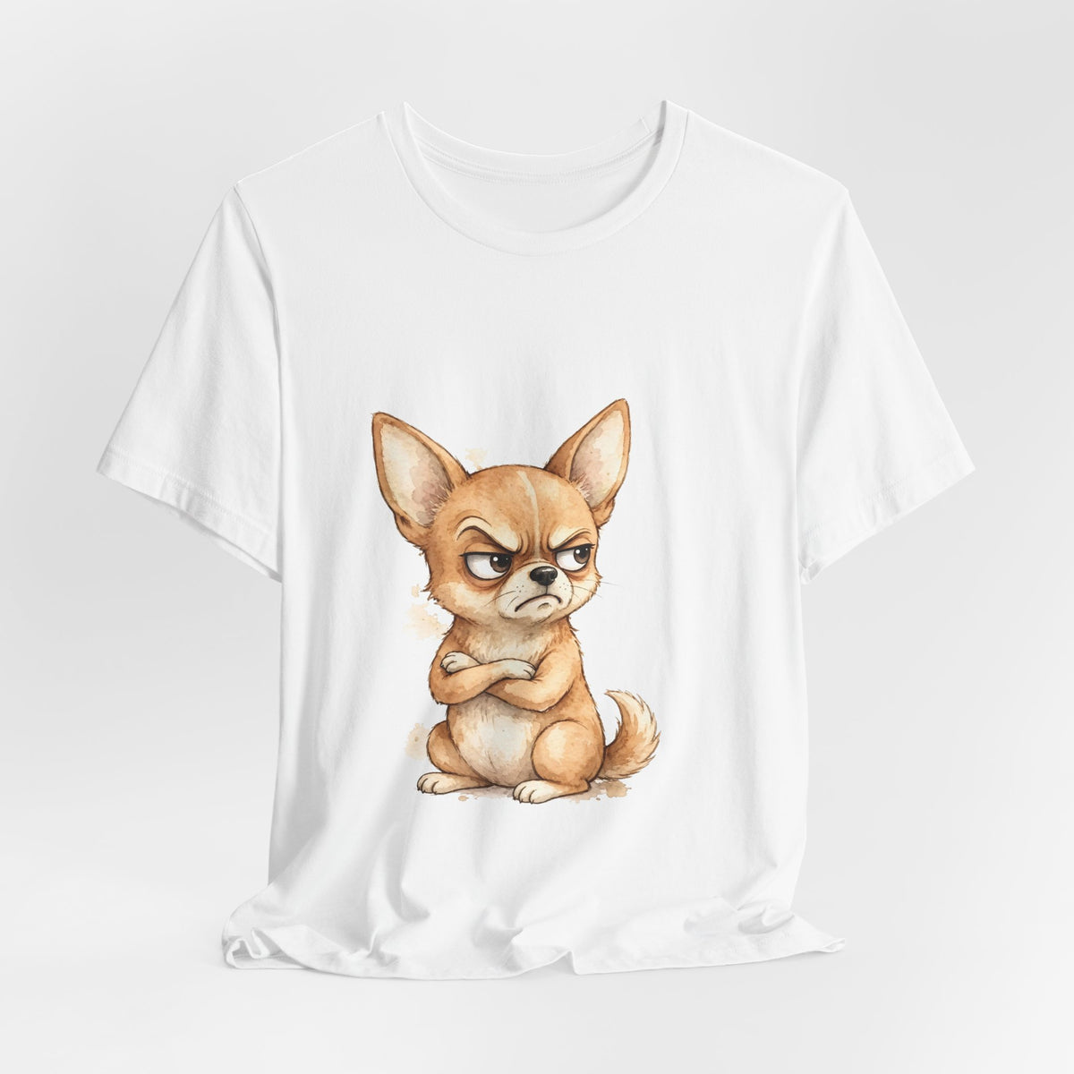 "Not a Dog, I'm a Baby" Funny Chihuahua T-Shirt — Grumpy Chihuahua Mom Gift — Spoiled Pet Luxe