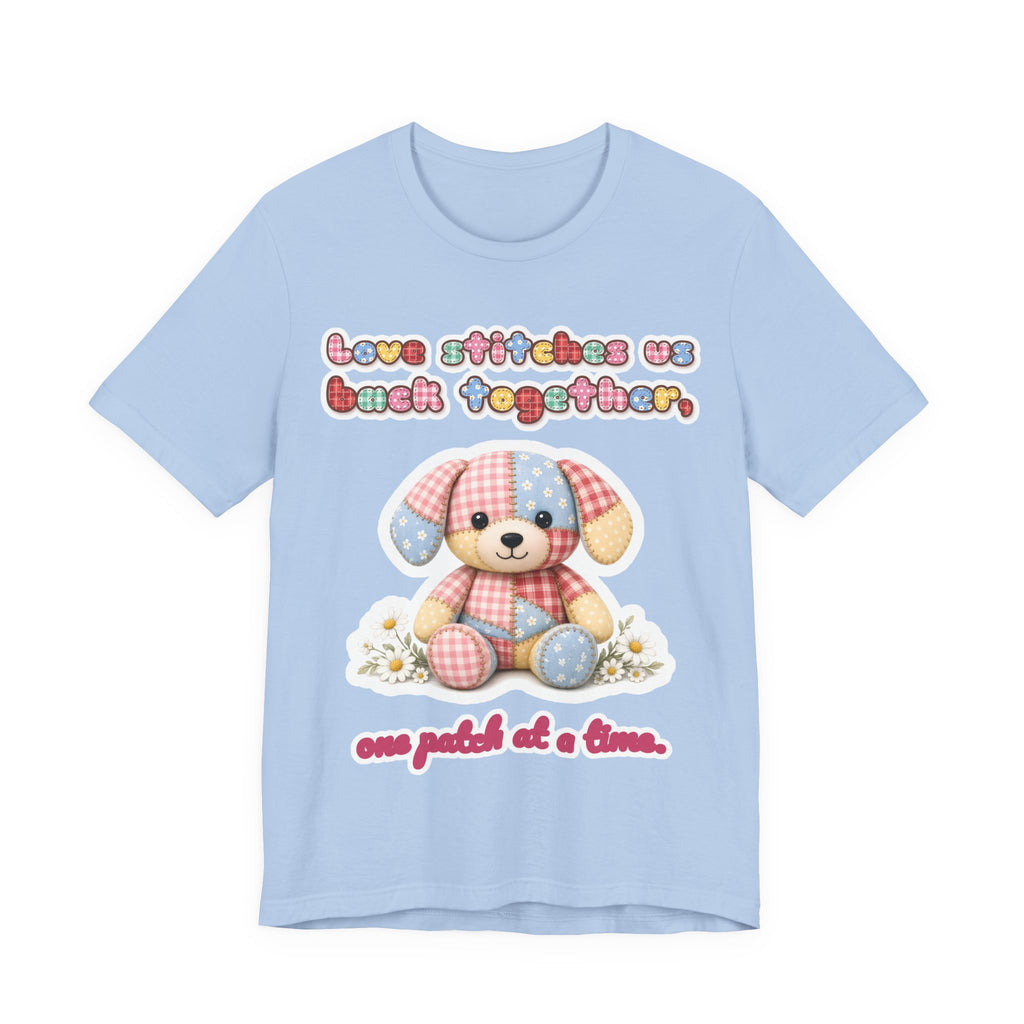 Love Stitches Us Back Together Tee | Spoiled Pet Luxe