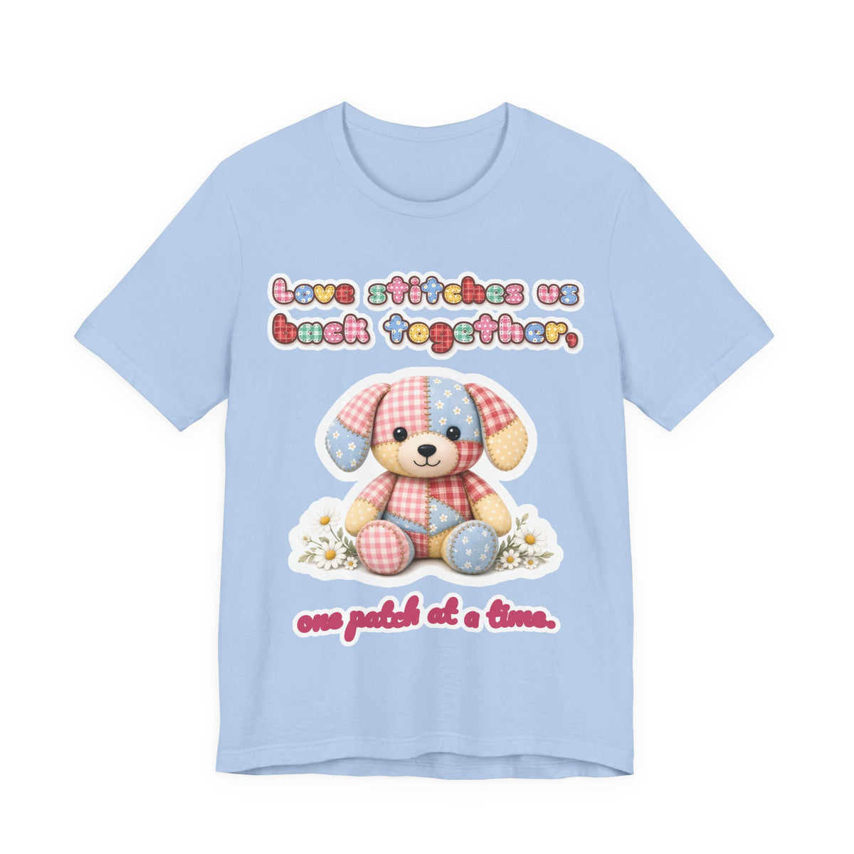 Love Stitches Us Back Together Tee | Spoiled Pet Luxe