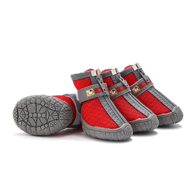 Breathable non-slip shoes for small and medium dogs