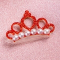 Crown Pearl Hair Clips for Pets by eprolo