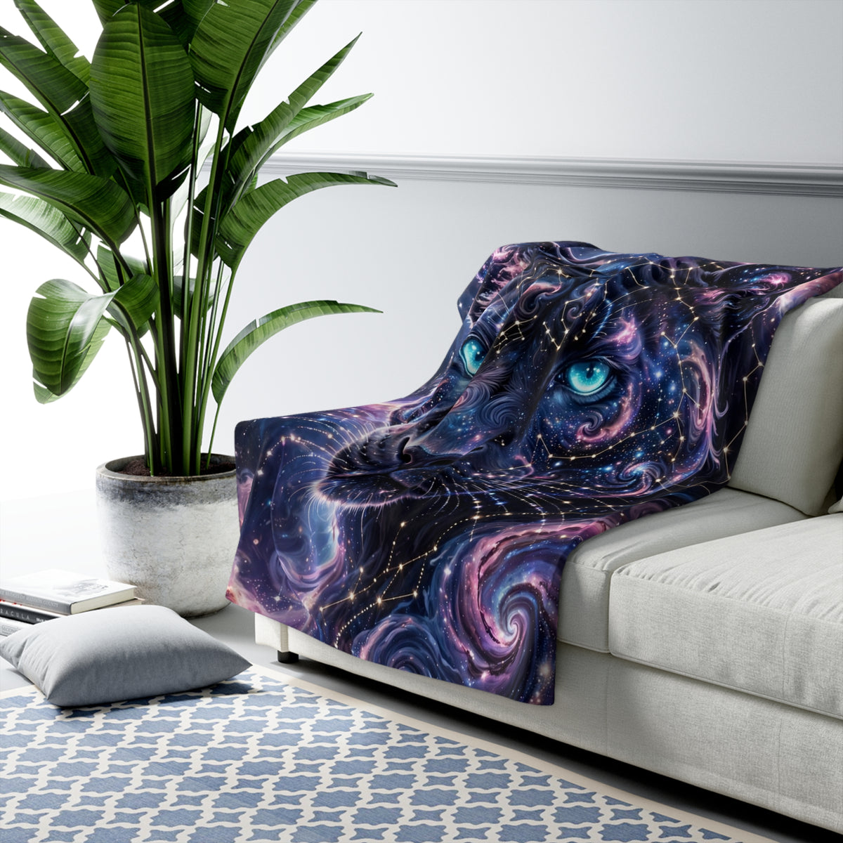 Sherpa Fleece Black Panther Blanket