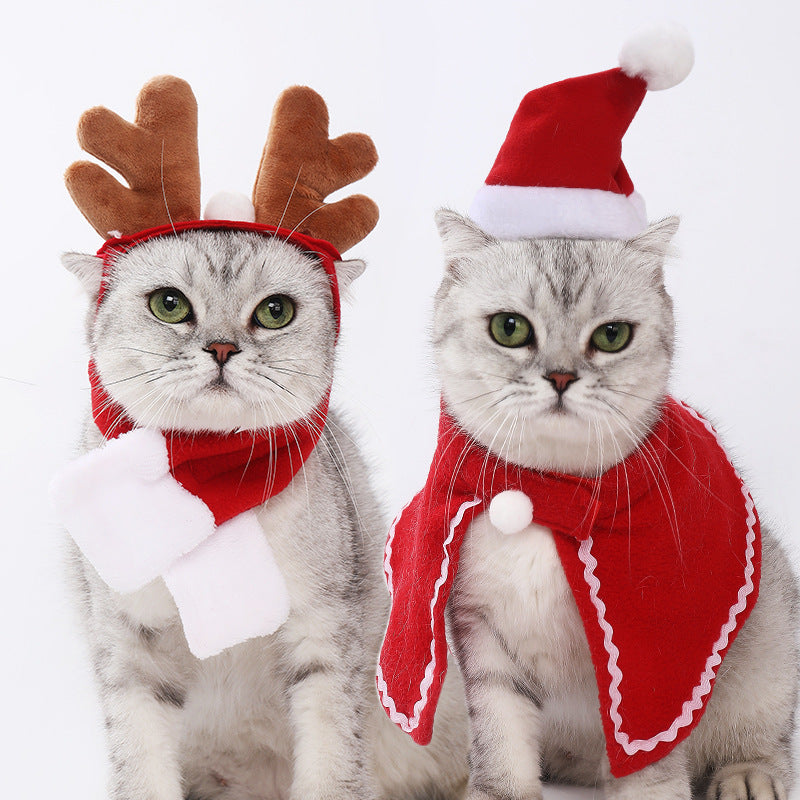 Christmas Cloak with Scarf and Hat