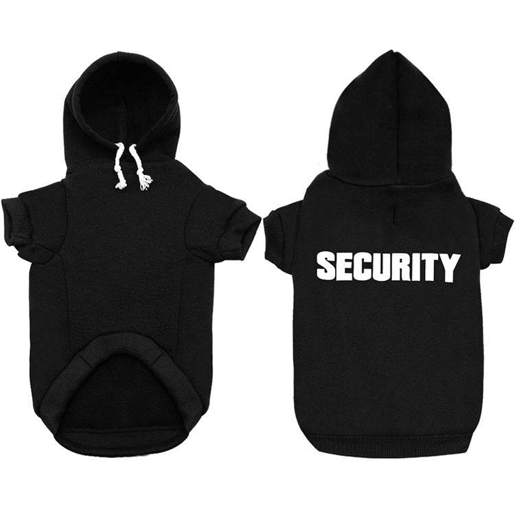 Security Hooded Sweater for Small Dogs & Cats