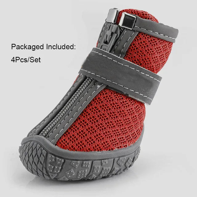 Breathable non-slip shoes for small and medium dogs