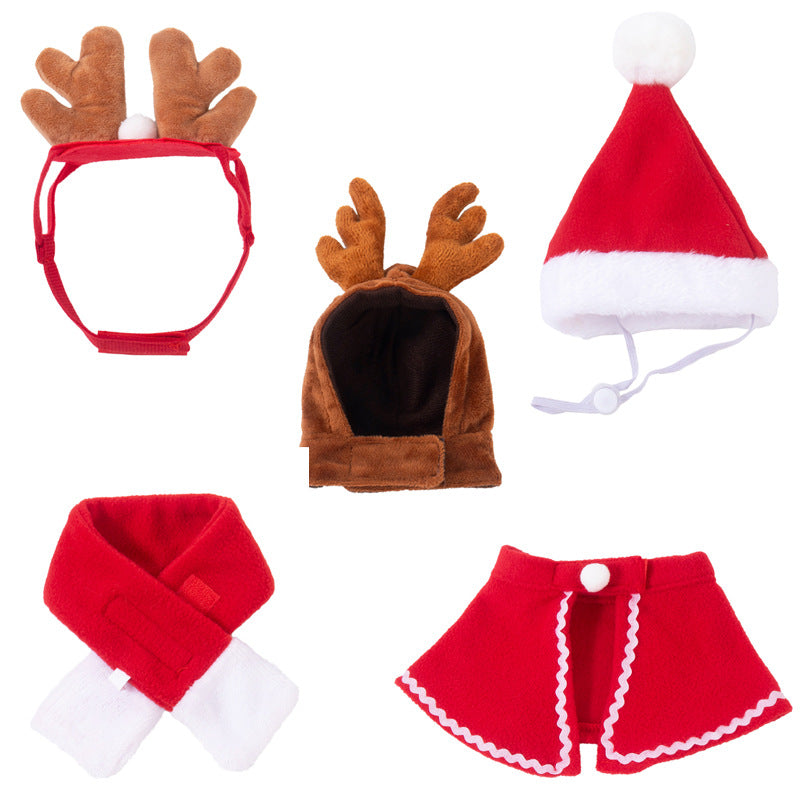 Christmas Cloak with Scarf and Hat