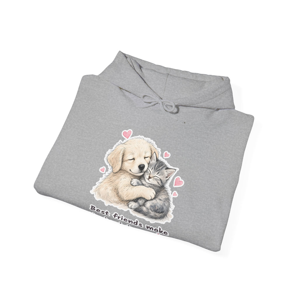 Best Friends Make the Hard Days Softer Pullover Hoodie | Spoiled Pet Luxe