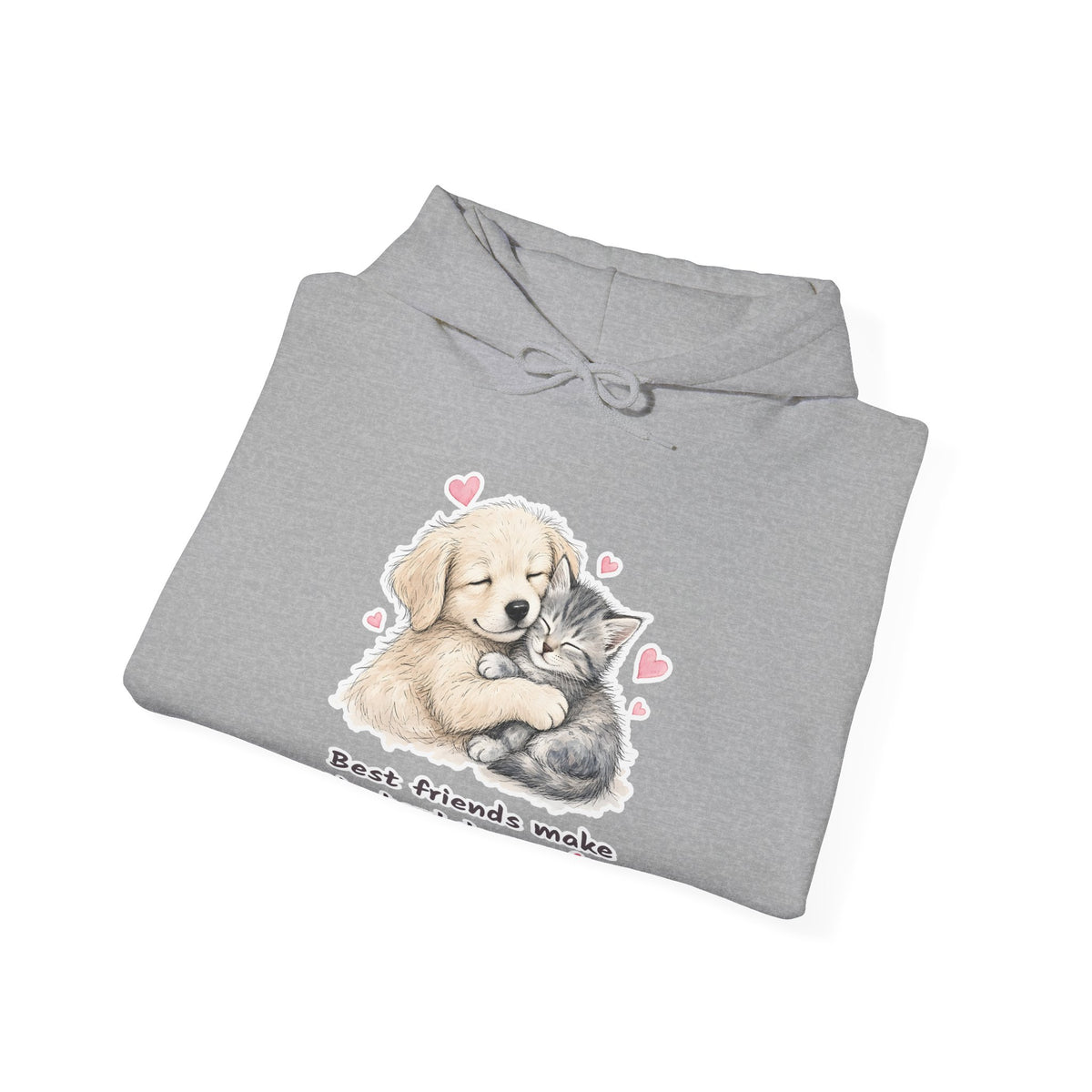 Best Friends Make the Hard Days Softer Pullover Hoodie | Spoiled Pet Luxe
