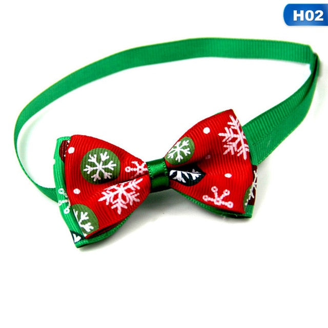 Christmas Bow Tie Collar for Cats & Dogs