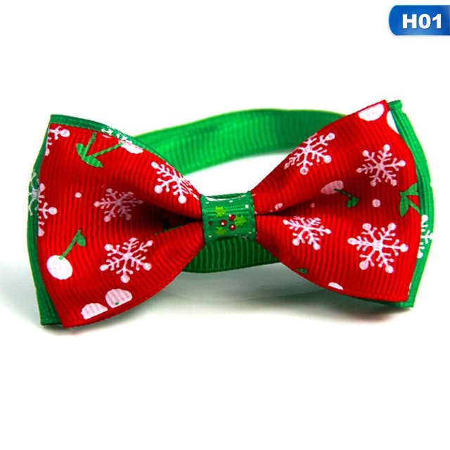 Christmas Bow Tie Collar for Cats & Dogs