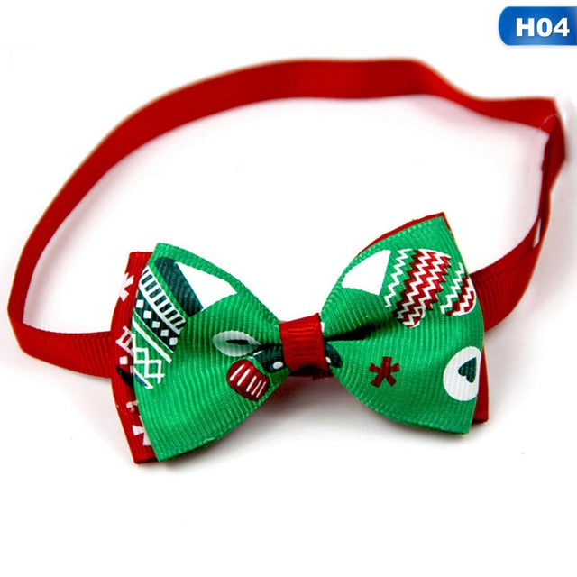 Christmas Bow Tie Collar for Cats & Dogs