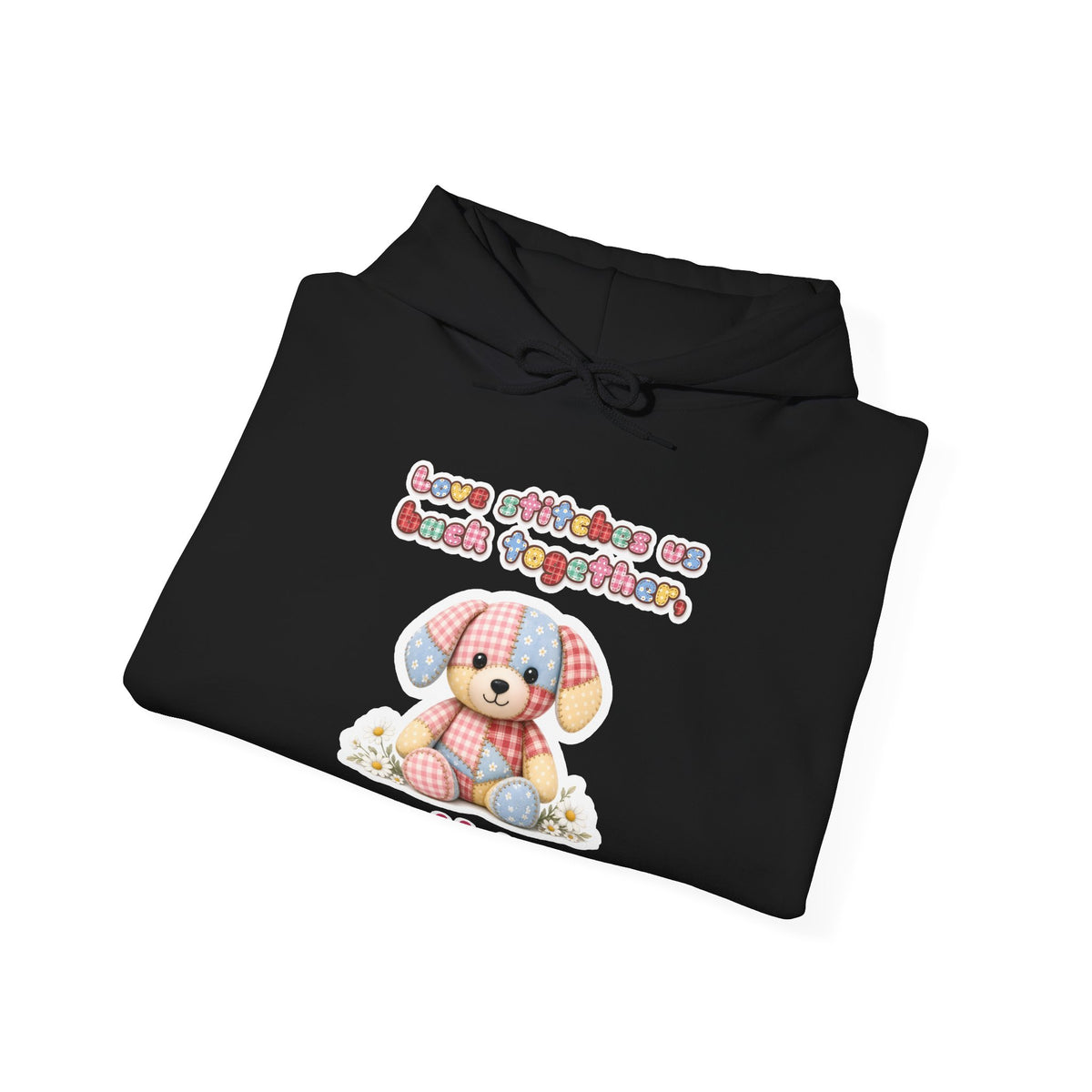 Love Stitches Us Back Together Pullover Hoodie | Spoiled Pet Luxe
