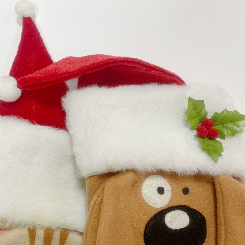 Cartoon Cat Paw Christmas Stocking