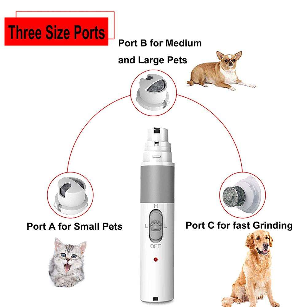 Rechargeable Pet Nail Clippers by eprolo