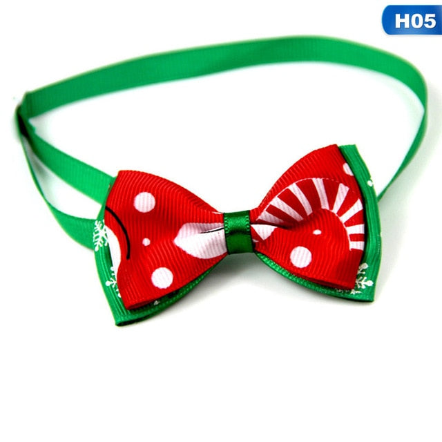 Christmas Bow Tie Collar for Cats & Dogs