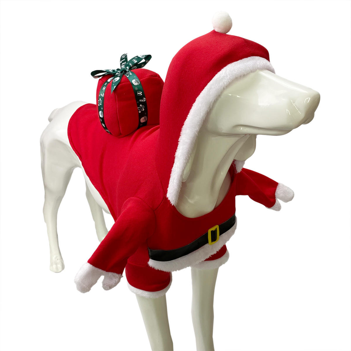 Gift-Shaped Christmas Costume for Pets
