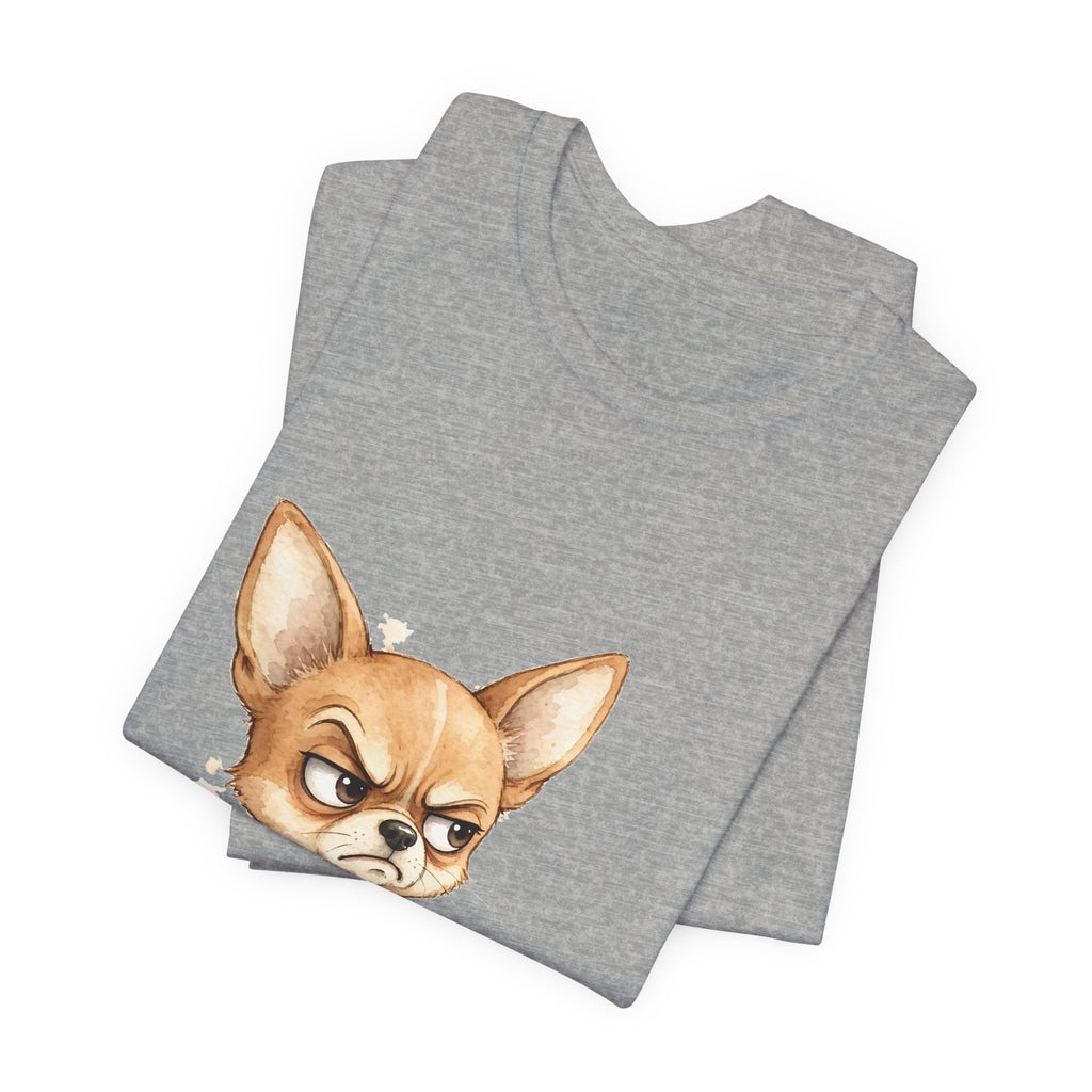 "Not a Dog, I'm a Baby" Funny Chihuahua T-Shirt — Grumpy Chihuahua Mom Gift — Spoiled Pet Luxe