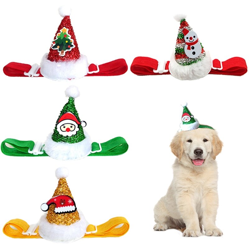 Christmas Cone Party Hat for Pets