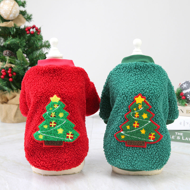 Christmas Tree Sweater for Small Dogs