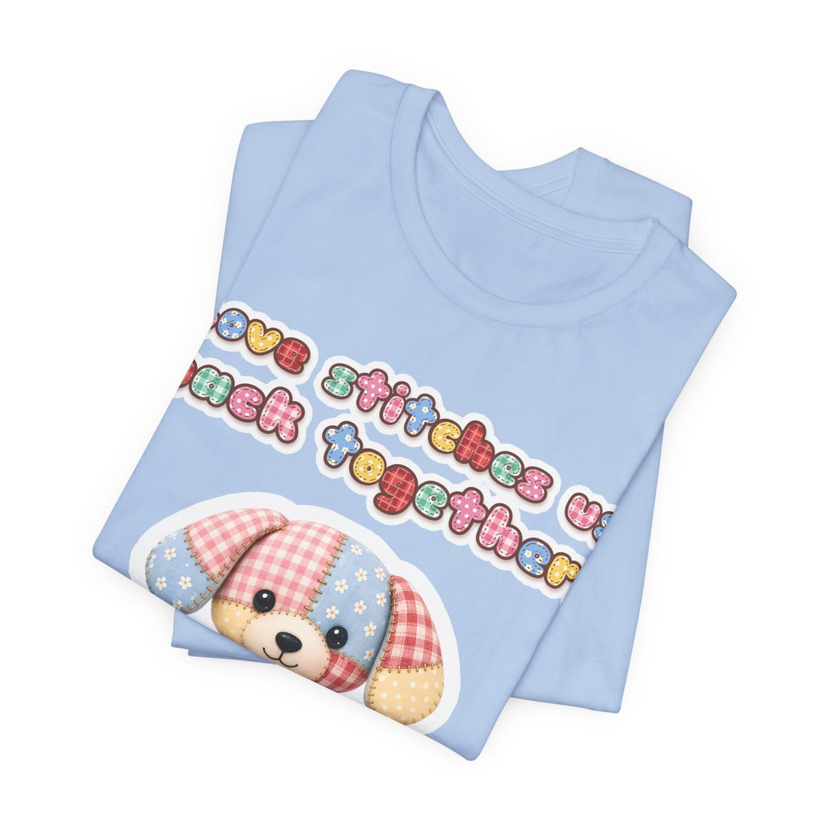 Love Stitches Us Back Together Tee | Spoiled Pet Luxe