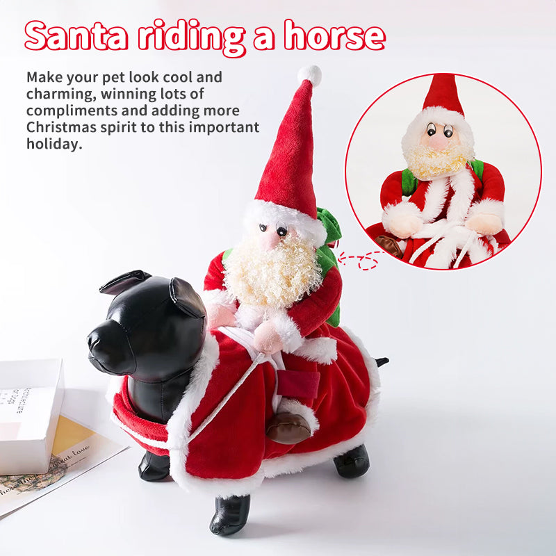Santa Riding Dog Costume